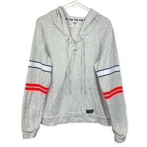 PINK VS Logo Hooded Sweatshirt Hoodie